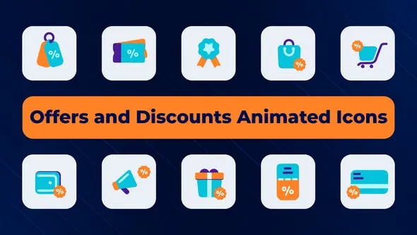 Videohive Offers and Discounts Animated Icons 50794596