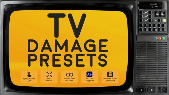 Videohive TV Damage Presets 50720722