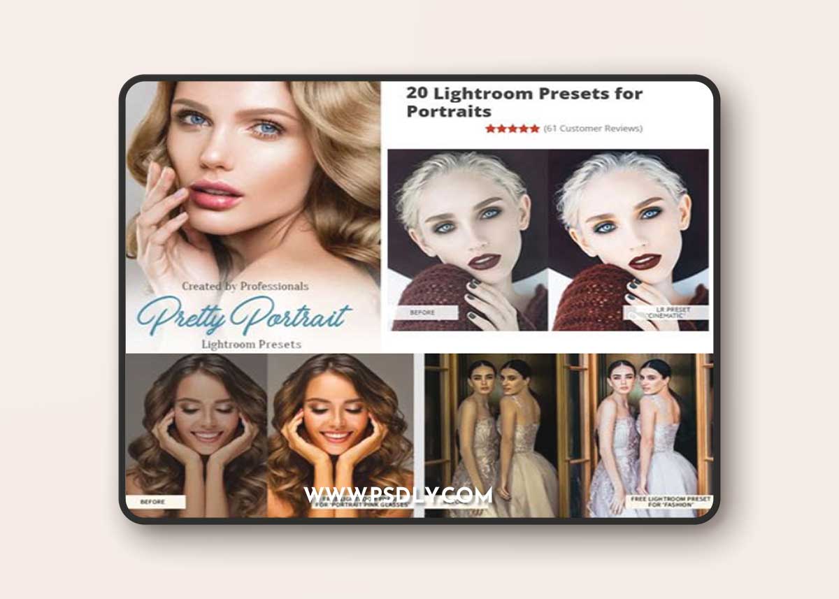 20 Professional Lightroom Presets for Portraits