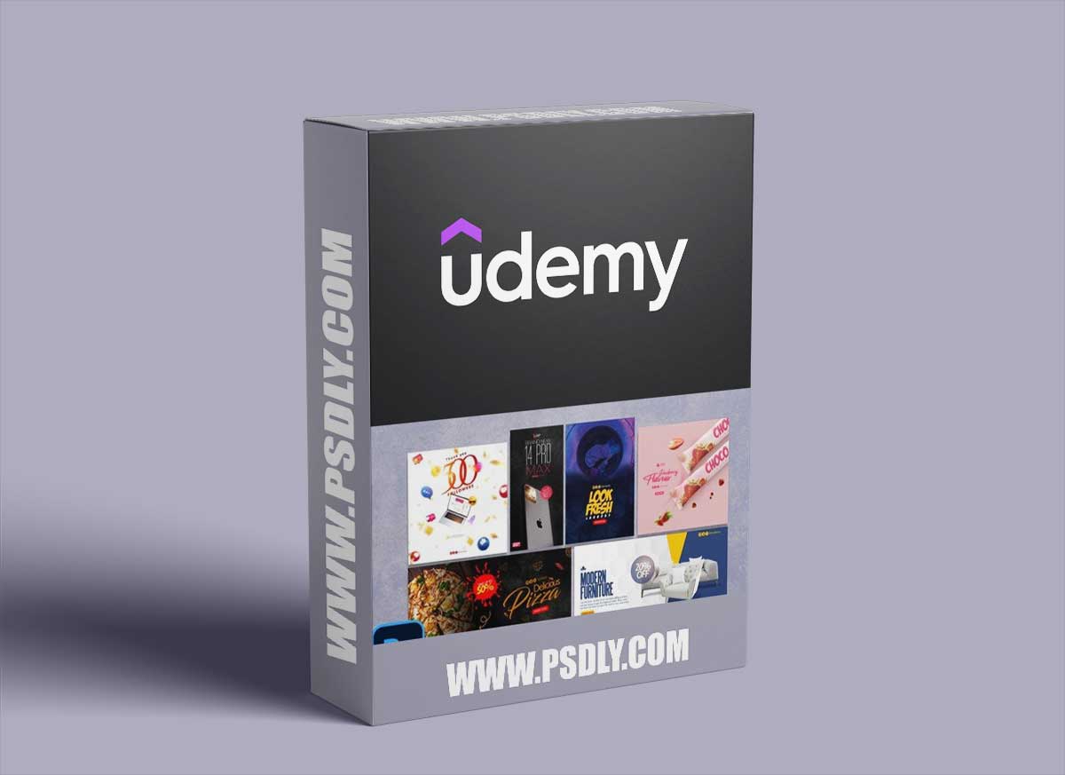 Adobe Photoshop CC: Pro Social Media Banner Ads Design