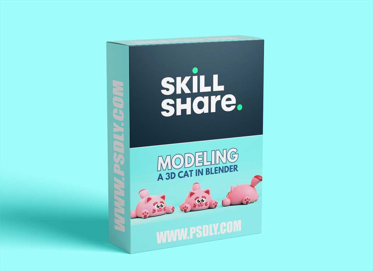 Create Your First 3D Cat Character With Blender 3D