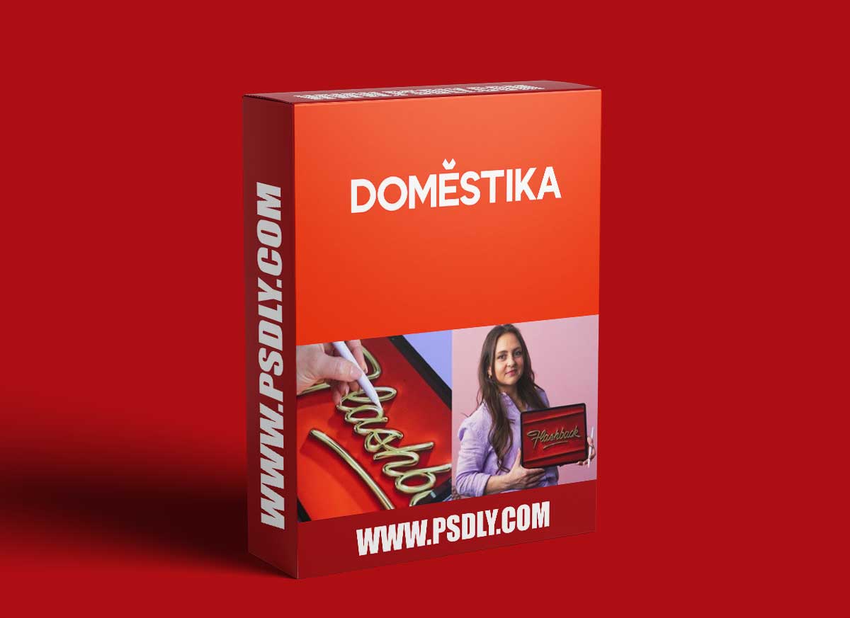 Domestika – Designing 3D Chrome Letters in Procreate