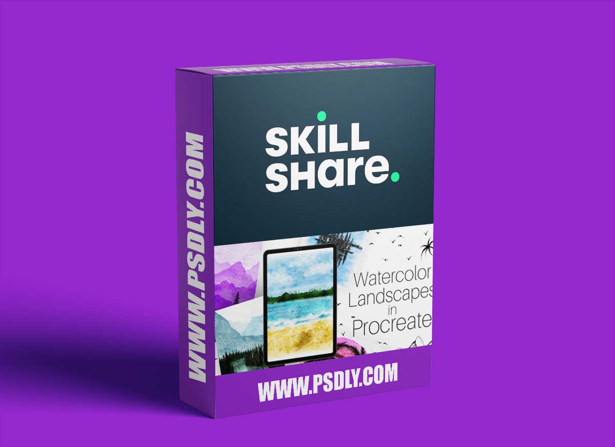 Easy Procreate Landscapes: How To Paint Digital Watercolor Scenes