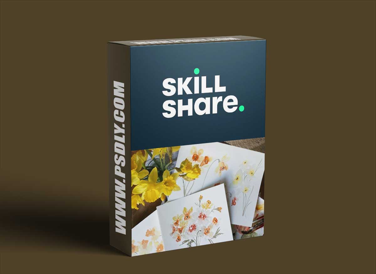 Loose Watercolor Daffodils