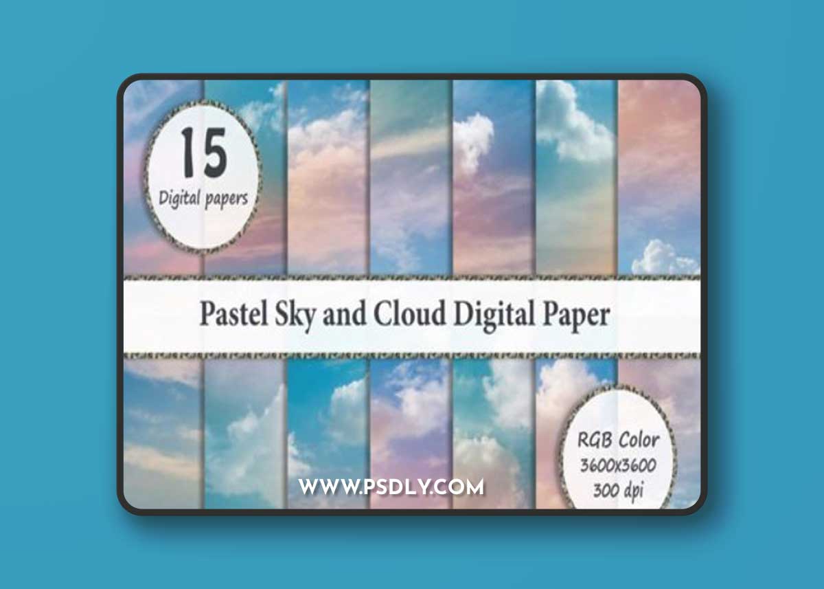 Pastel Sky & Cloud Textures Pack