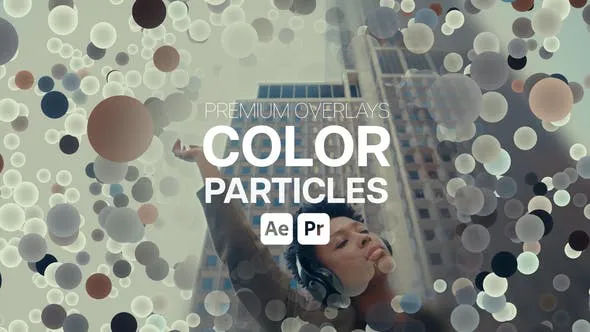 Videohive Premium Overlays Color Particles 51169700