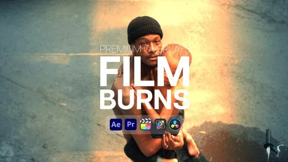 Videohive Premium Overlays Film Burn 51326240