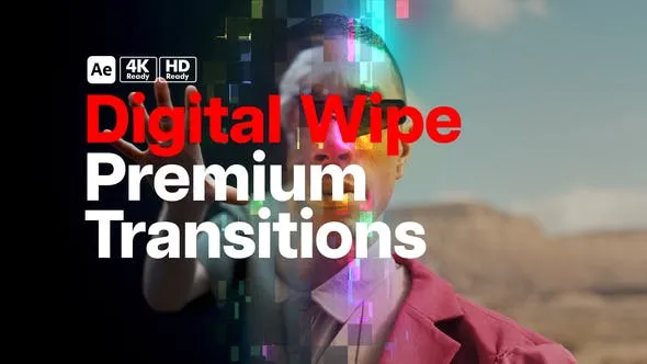 Videohive Premium Transitions Digital Wipe 51525571