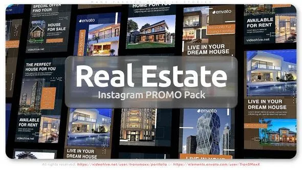 Videohive Real Estate - Instagram Promo Pack 51100755