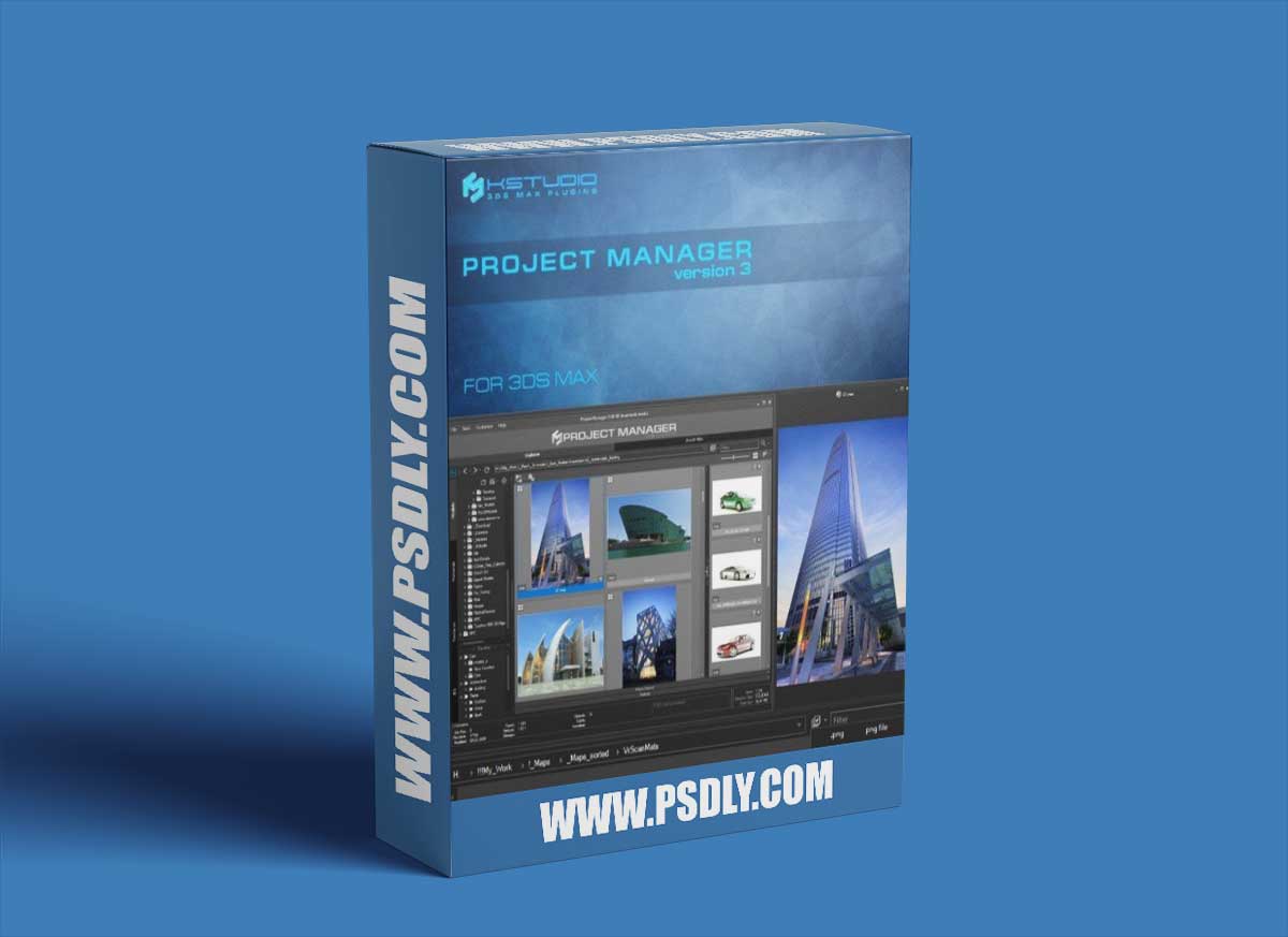 3d-kstudio Project Manager 3.35.23 for 3ds Max 2016 - 2025