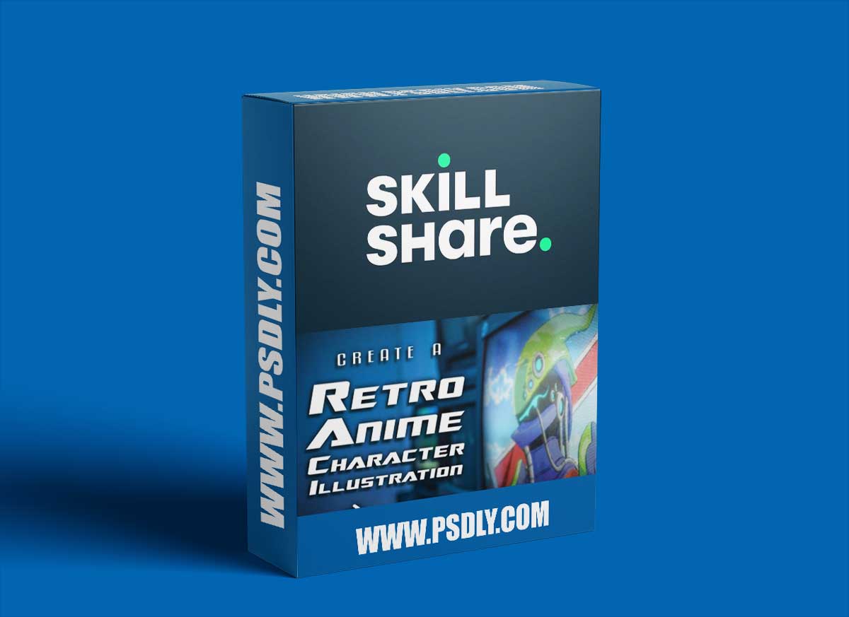 Create a Retro Anime Character Illustration with Blender 3D