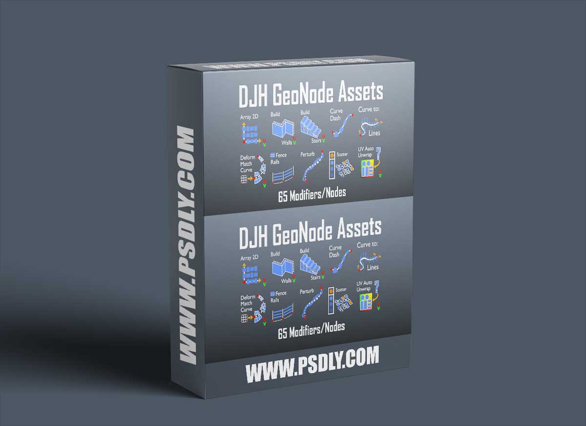 DJH GeoNodes library v10 (Blender 4.0)