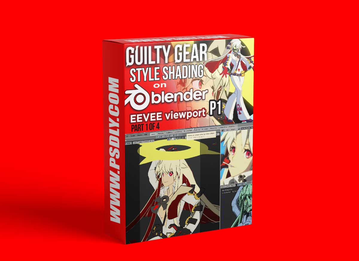 Guilty Gear Stylized shader in Blender's Eevee