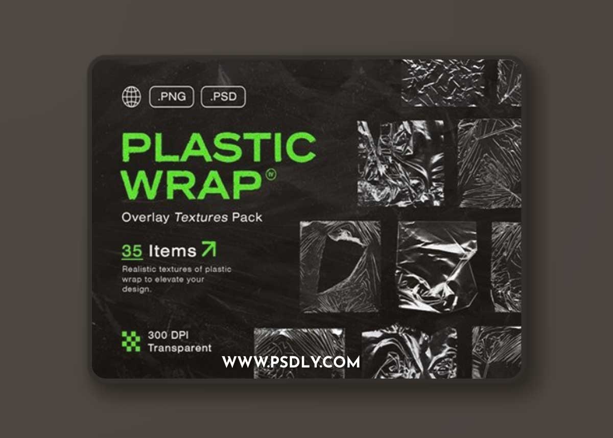 Plastic Wrap Overlay Textures Pack 4EQWLNH