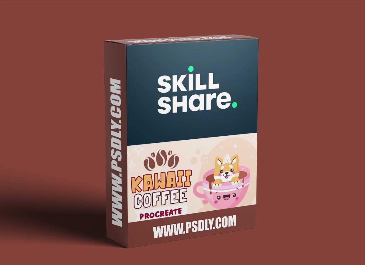 Puppuccino Morning: Drawing Cute Kawaii Coffee with a Dog Pal in Procreate