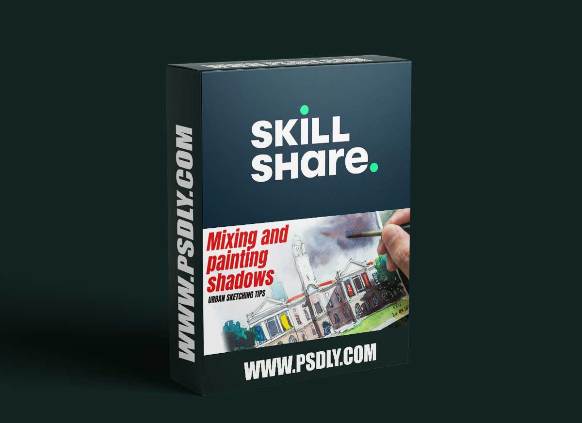 Urban Sketching Tips: Painting and Mixing Shadows