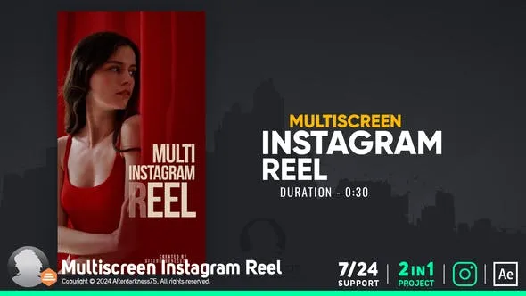 Videohive Multiscreen Instagram Reel 48664958