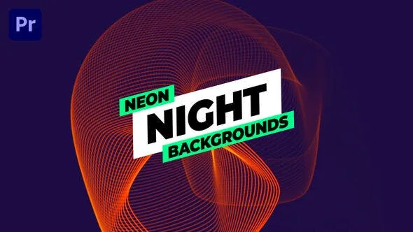 Videohive Neon Night Backgrounds 51655458