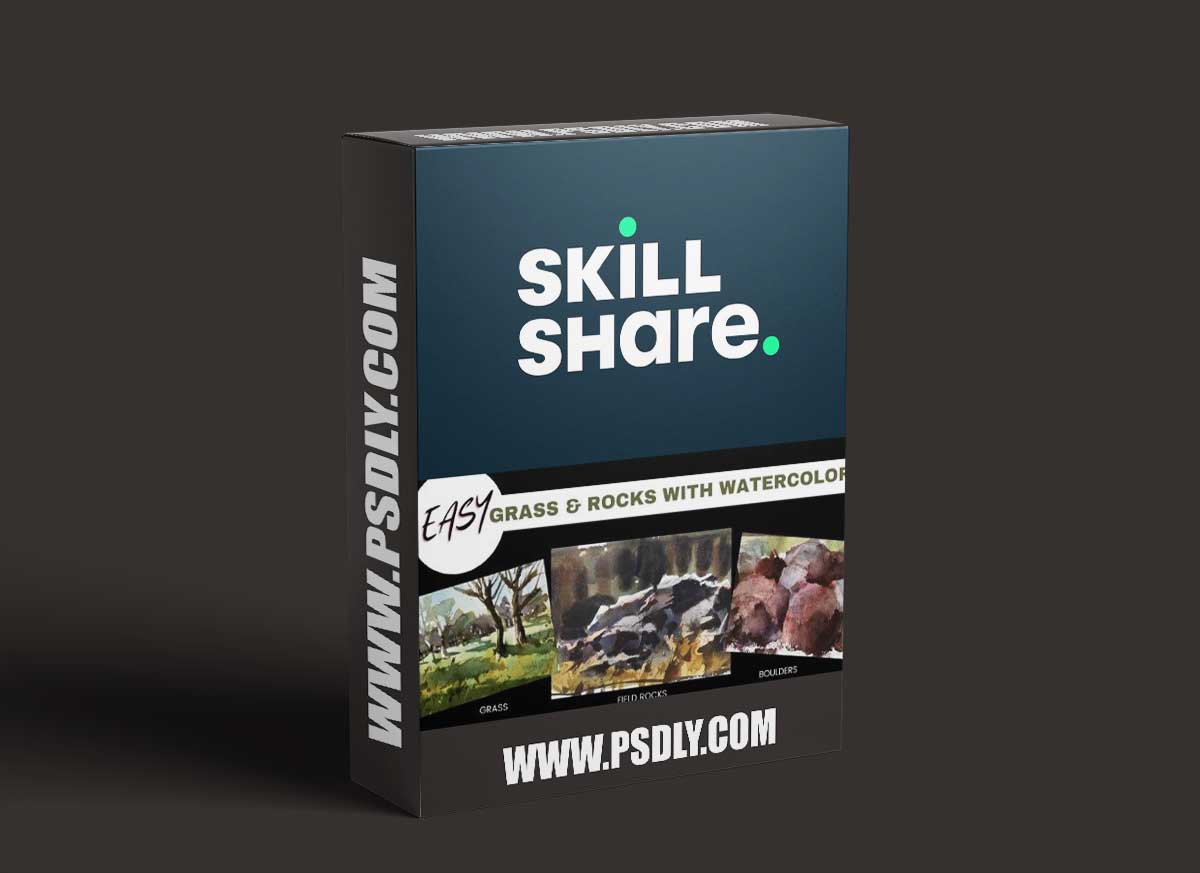 Watercolor Landscape Workshop; How to Paint Grass and Rocks