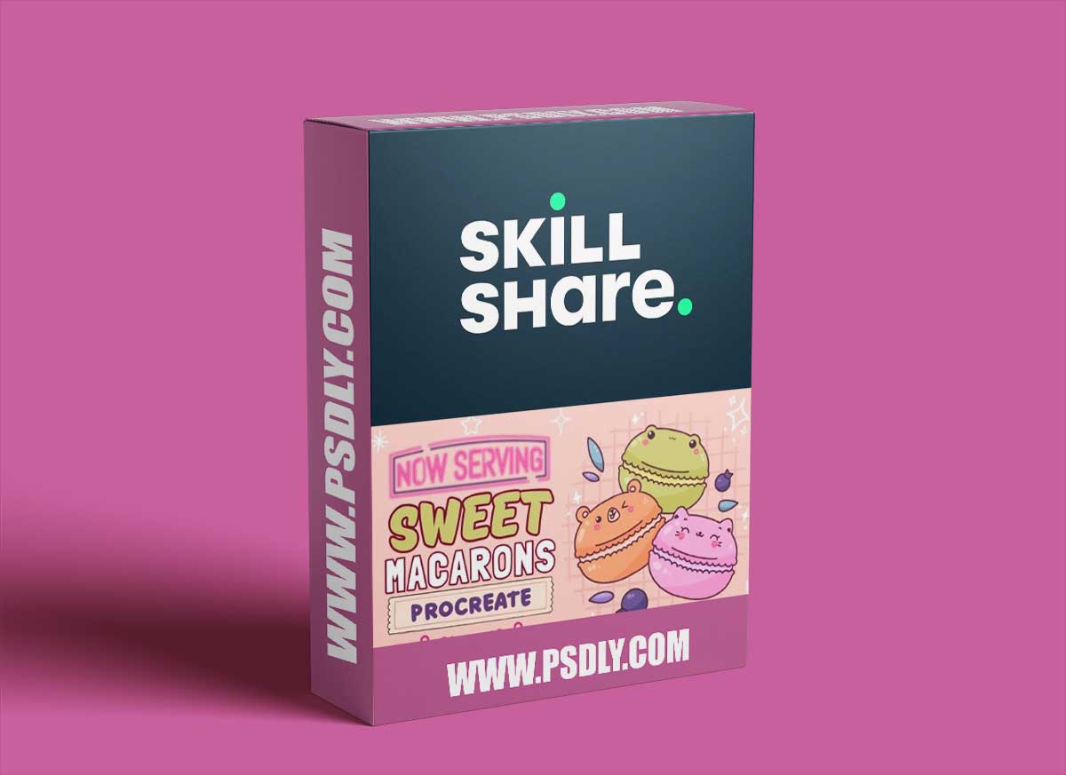 Whisk Up Fun: Drawing Playful Kawaii Animal Macarons in Procreate