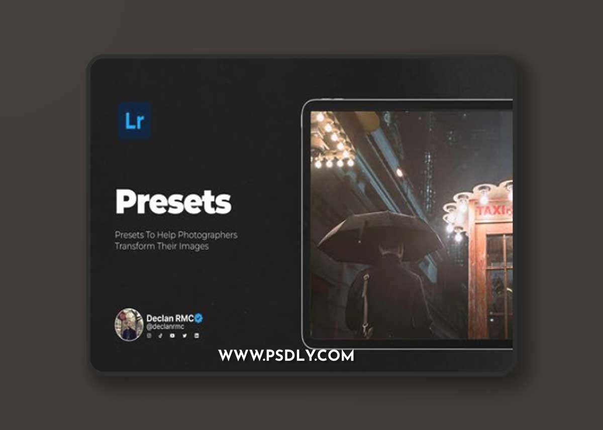 9 Lightroom Presets Pack for Photographers