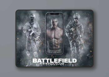 Battlefield Photoshop Action