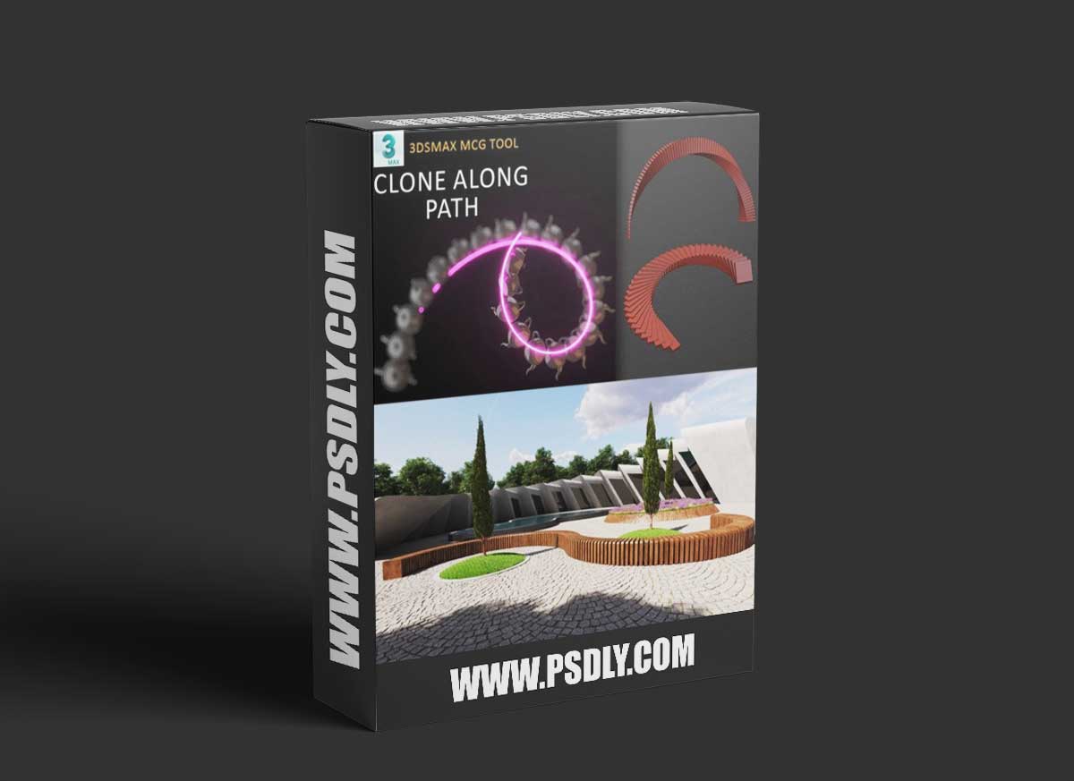 Clone Along Path - 3dsMax MCG Script