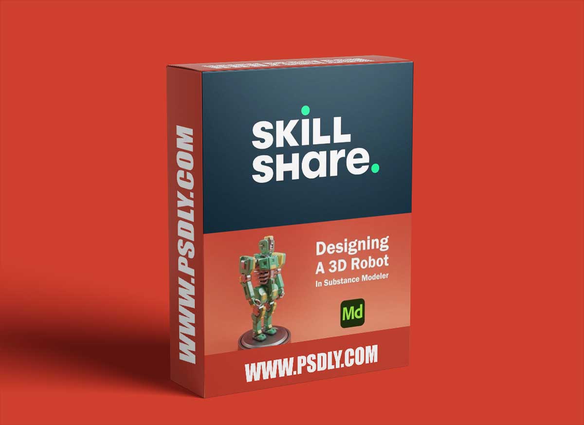 Designing a 3D Robot in Substance Modeler