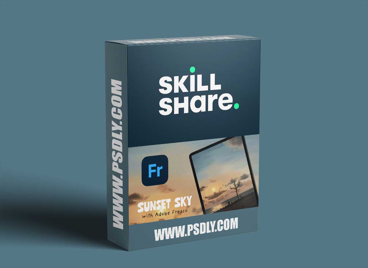 Paint a Sunset sky with Adobe Fresco