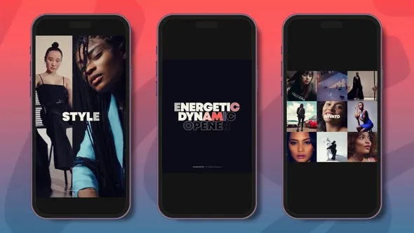 Videohive Dynamic Slideshow Vertical Reel 51247688