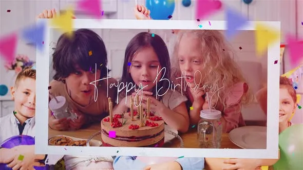 Videohive Photo Slideshow - Happy Birthday! 50932648