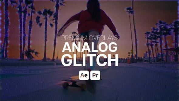 Videohive Premium Overlays Analog Glitch 52260913