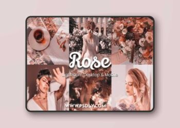 30 Rose Gold Lightroom Bundle 100231757