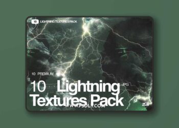 Lightning Overlays Pack for Photoshop