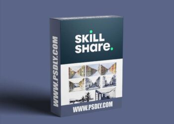 Simple One Point Perspective in Loose Watercolour