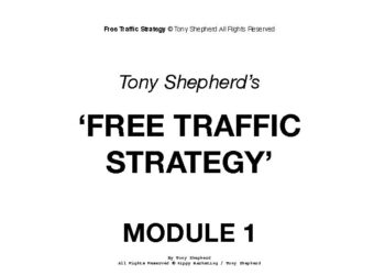 Tony Shepherd – FREE TRAFFIC SYSTEM WORKSHOP