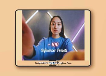 100+ INFLUENCER Mobile & Desktop Lightroom Presets Bundle