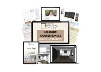 Clare Le Roy – SketchUp Beginner + Intermediate Course Bundle