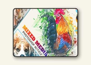 Mixed Media Photoshop Action