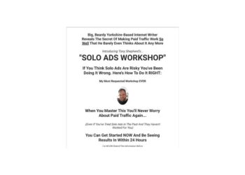 Tony Shepherd – All 52 Lessons of My Best-Selling KickStart Course