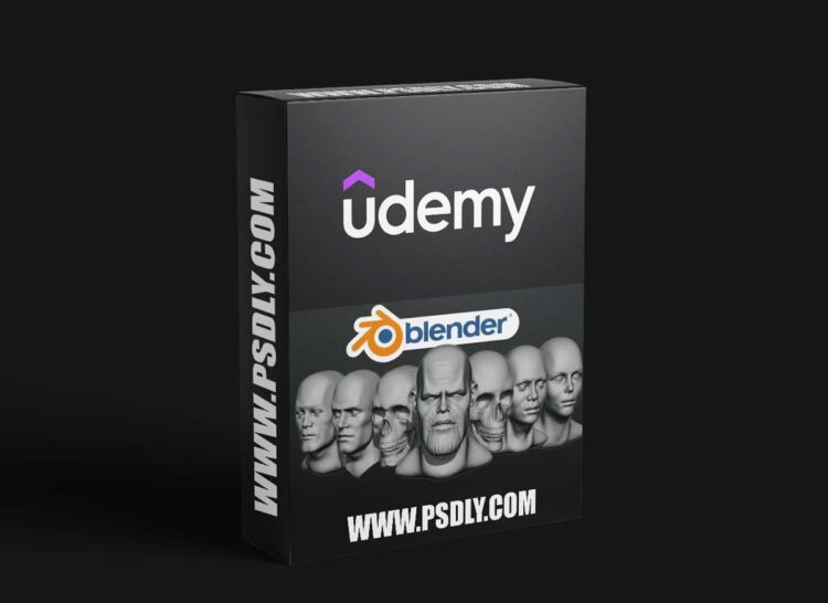 Udemy - Noob's Guide to Head sculpting in Blender 1 Udemy - Noob's Guide to Head sculpting in Blender