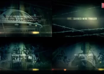 Videohive Barbed Wire Trailer 21921993