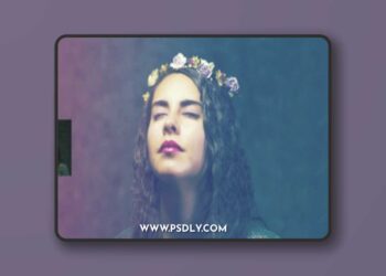 Watercolor Halftone and Mixed Art Photo