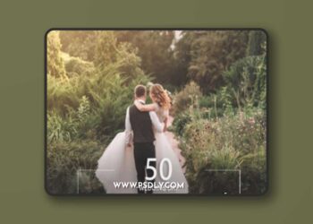 50 Wedding Day Photoshop Actions