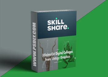 Create Minimalist Digital Collages from Vintage Graphics in Adobe Photoshop