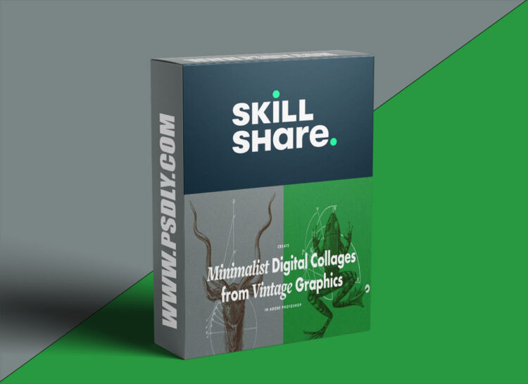 Create Minimalist Digital Collages from Vintage Graphics in Adobe Photoshop