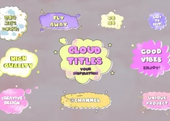 Videohive Cloud Plates Titles for After Effects 53965345