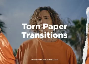 Videohive Torn Paper Transitions 54019842