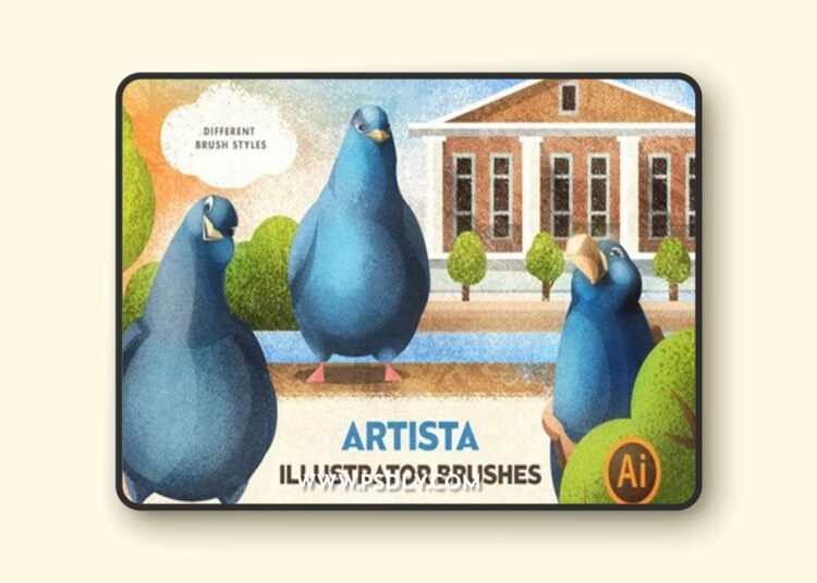 Artista Brushes for Illustrator MJMLRAD 1 Artista Brushes for Illustrator MJMLRAD