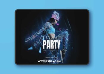 Bright Party Photoshop Action 7YC5EFE